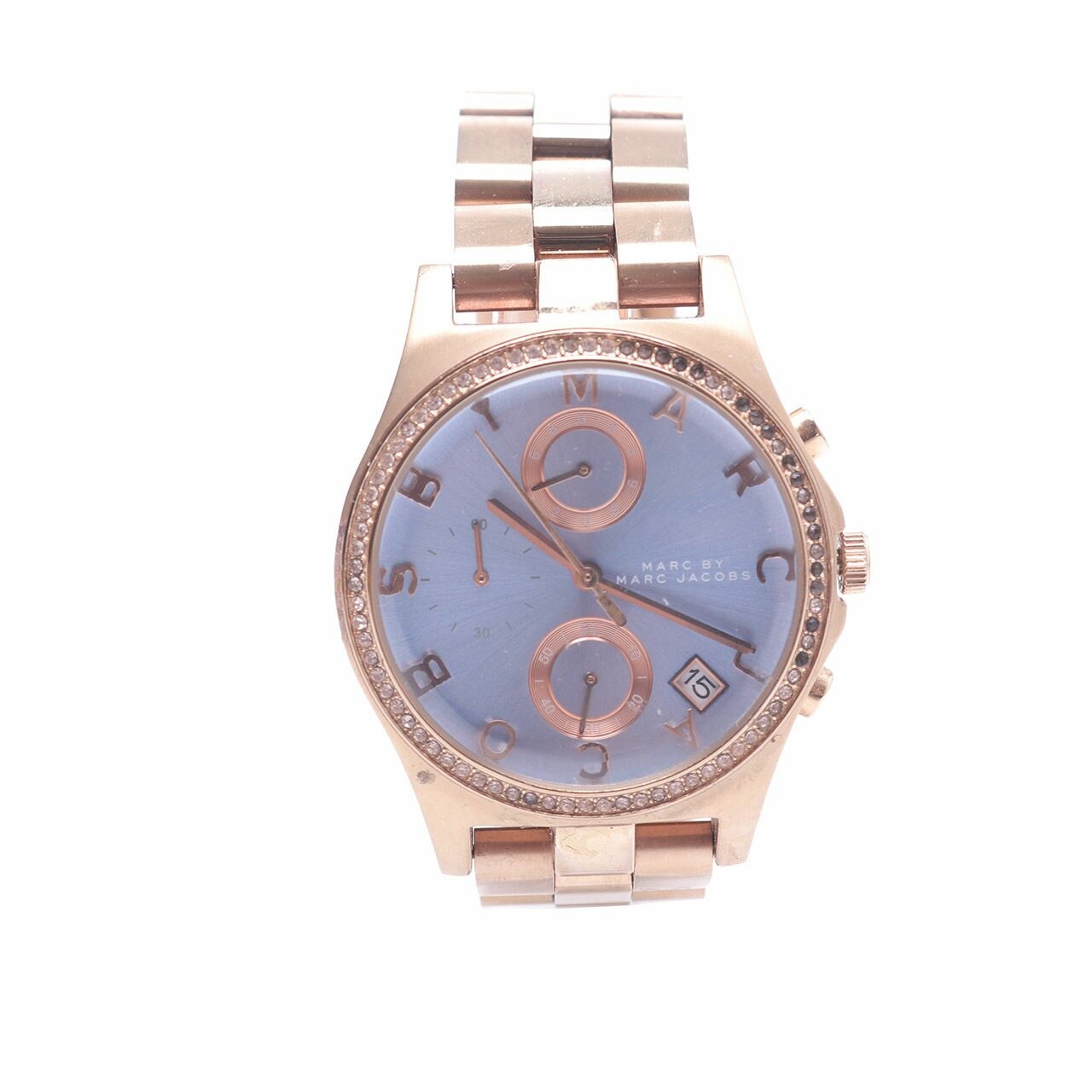 Marc Jacobs Henry Chrono Rose-Tone Stainless Steel Watch