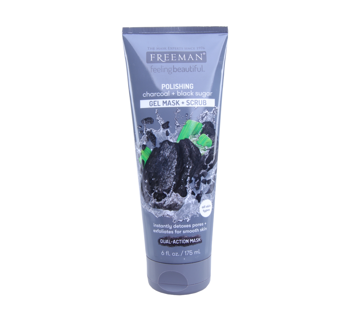 Freeman Polishing Charcoal + Black Sugar Gel Mask + Scrub Skin Care