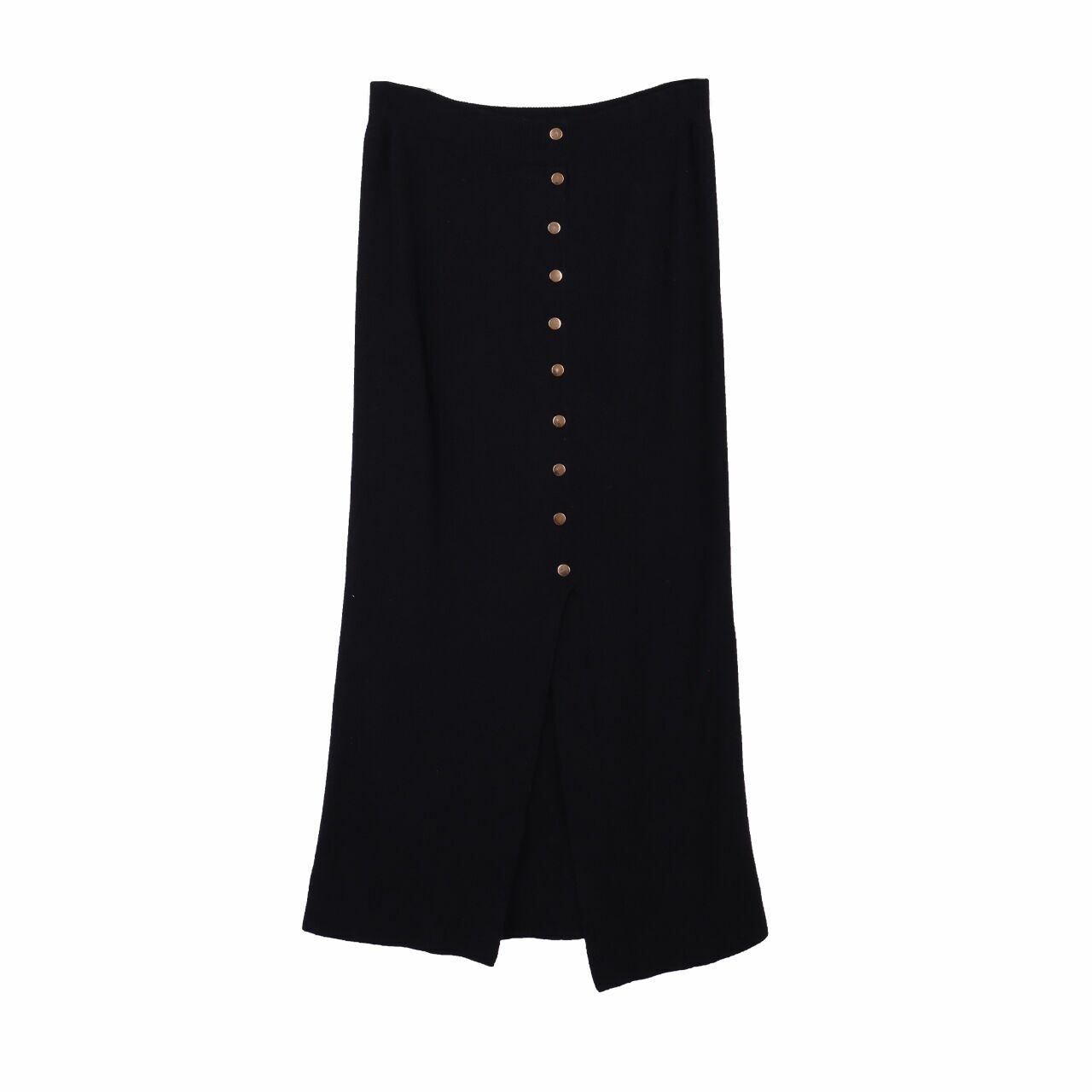 Primark Black Knit Midi Skirt