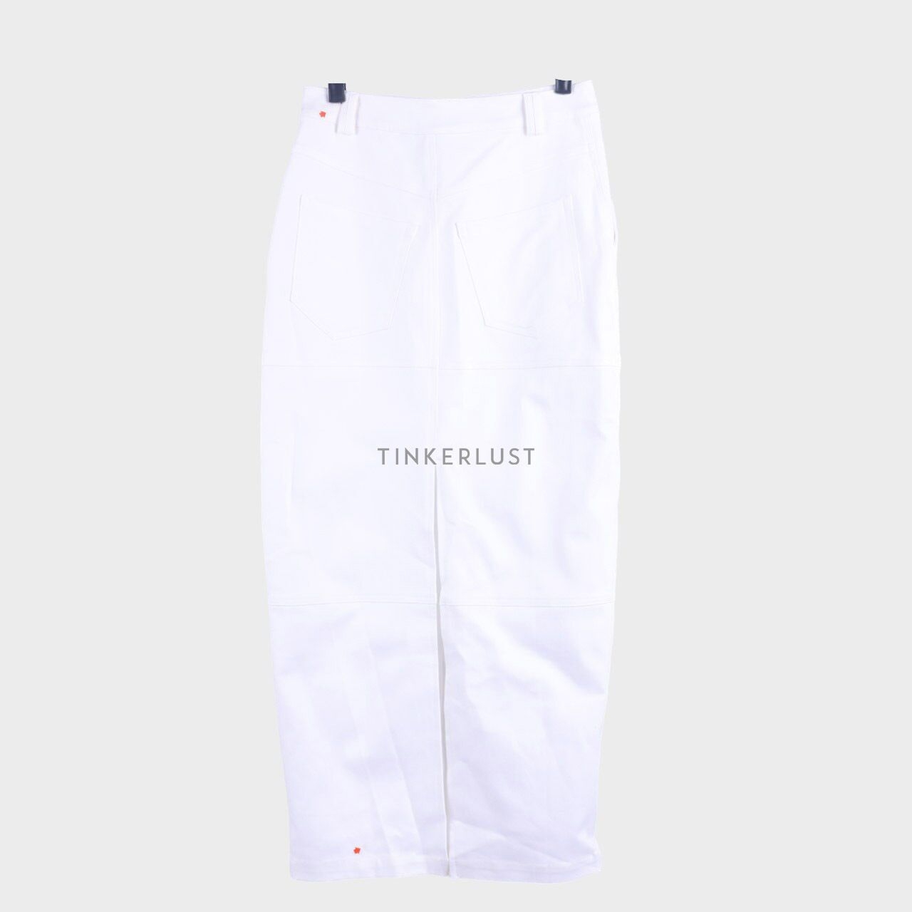 ANAIN Off White Slit Maxi Skirt