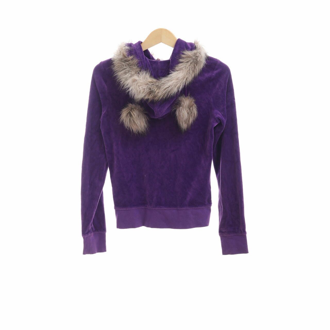 Juicy Couture Purple Faux Fur Jacket