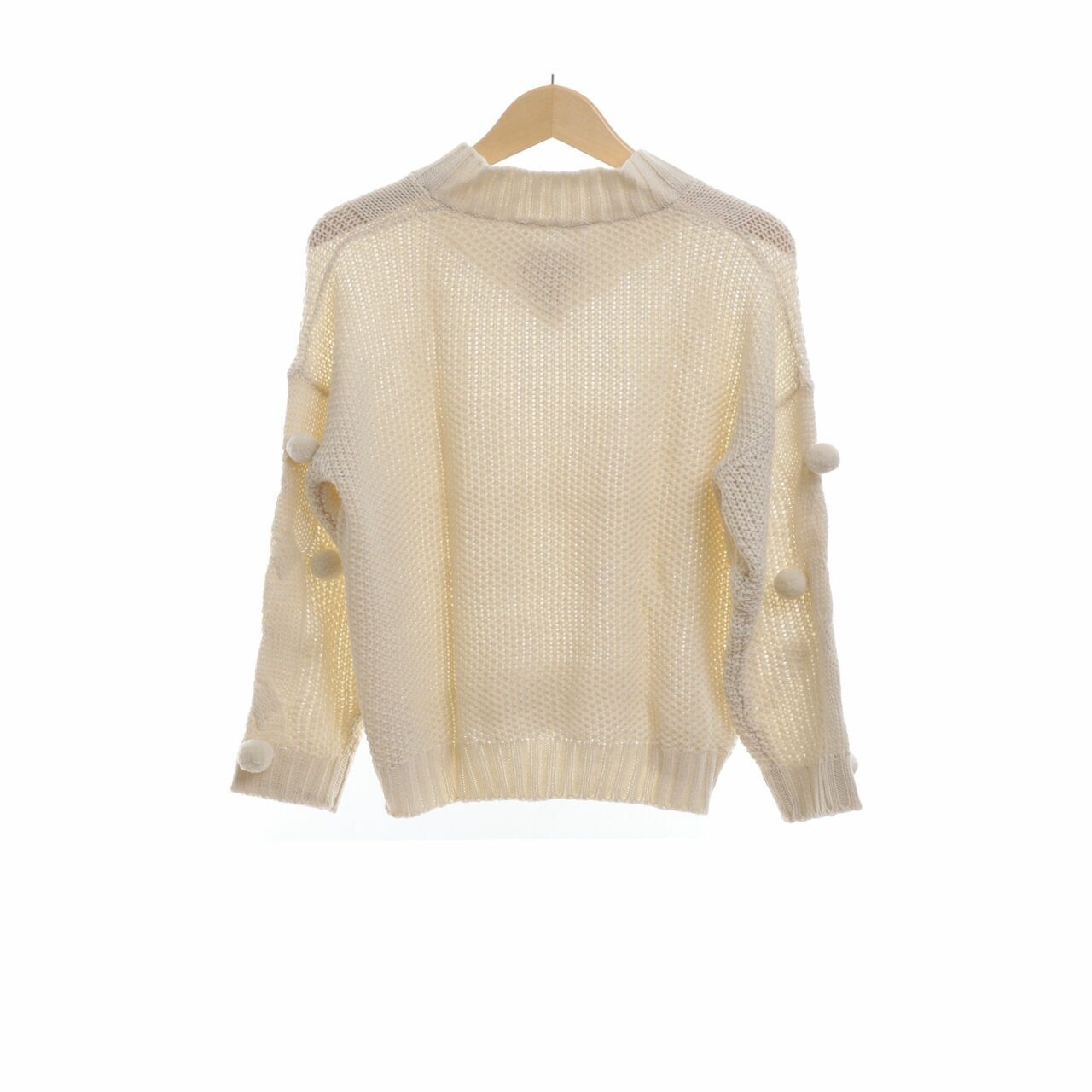 Et Cetera Off White Knit Sweater
