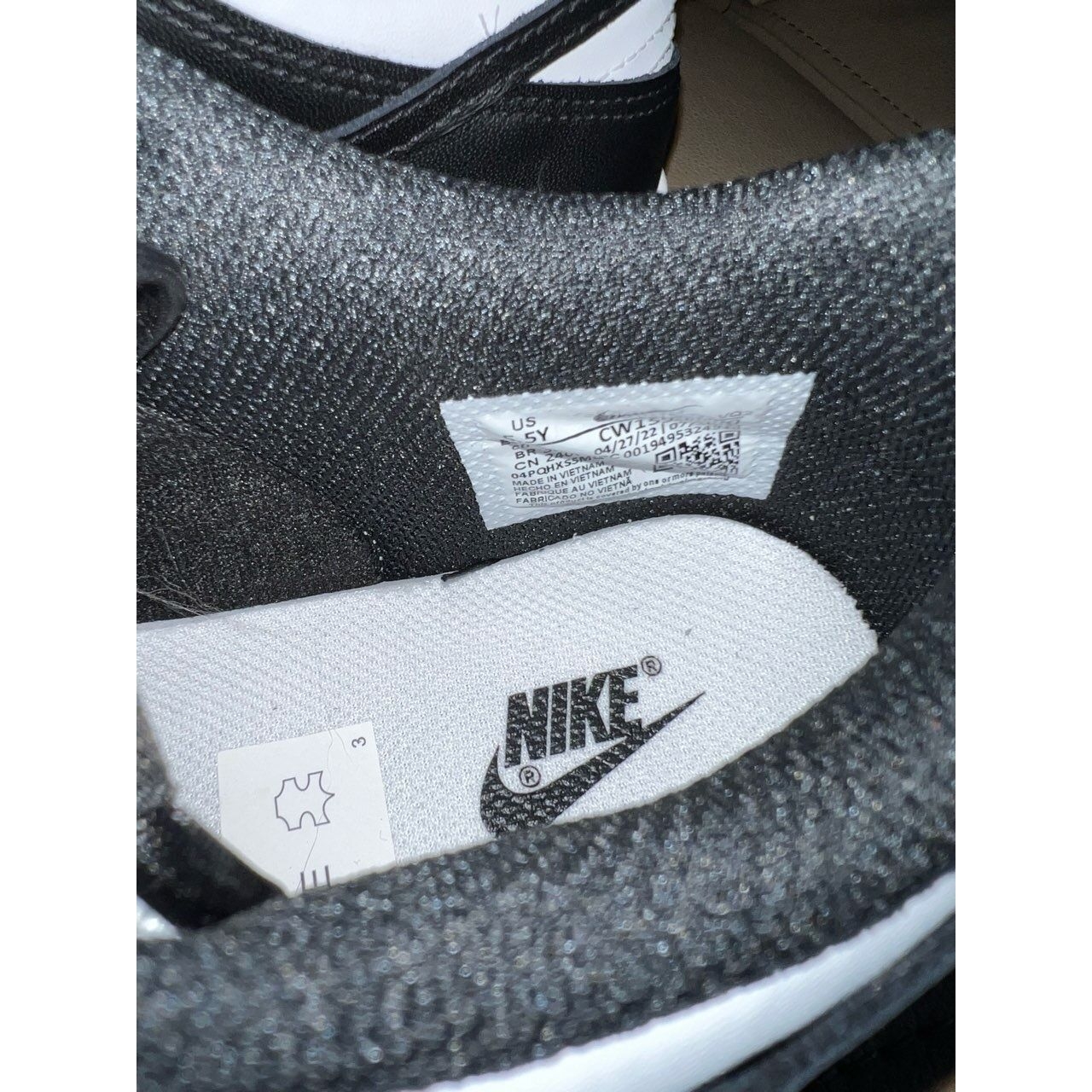 Nike Black & White Sneakers