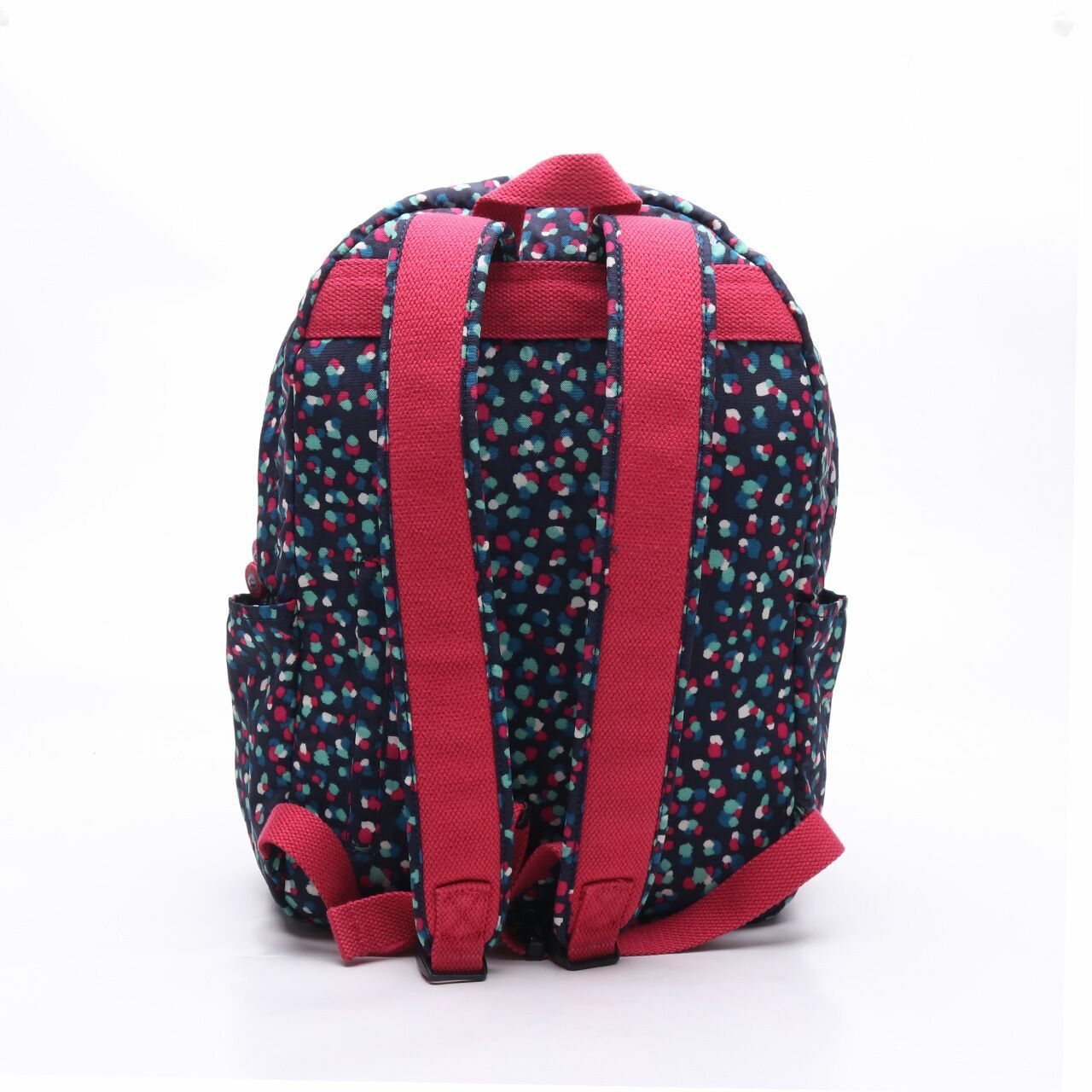 Kipling Navy/Fuchsia Patterned ;Backpack