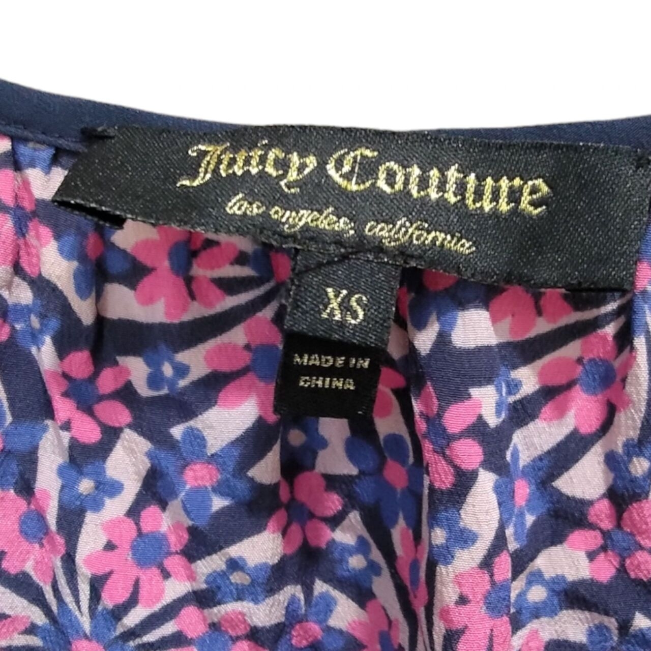 Juicy Couture Floral Print Mini Dress