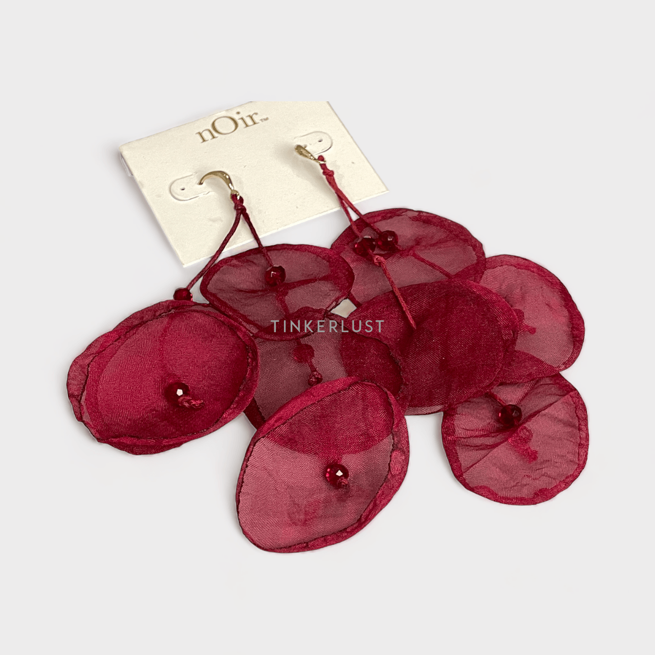 Private Collection Maroon Earring