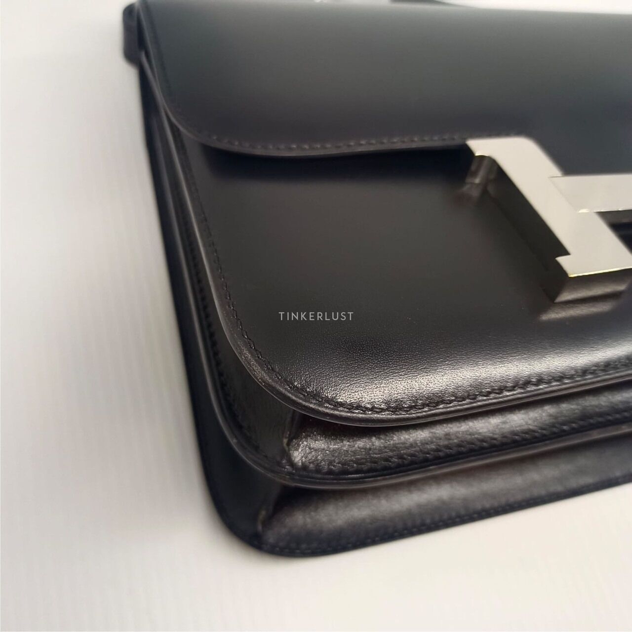 Hermes Constance 24 Black Box Leather PHW #O Sling Bag