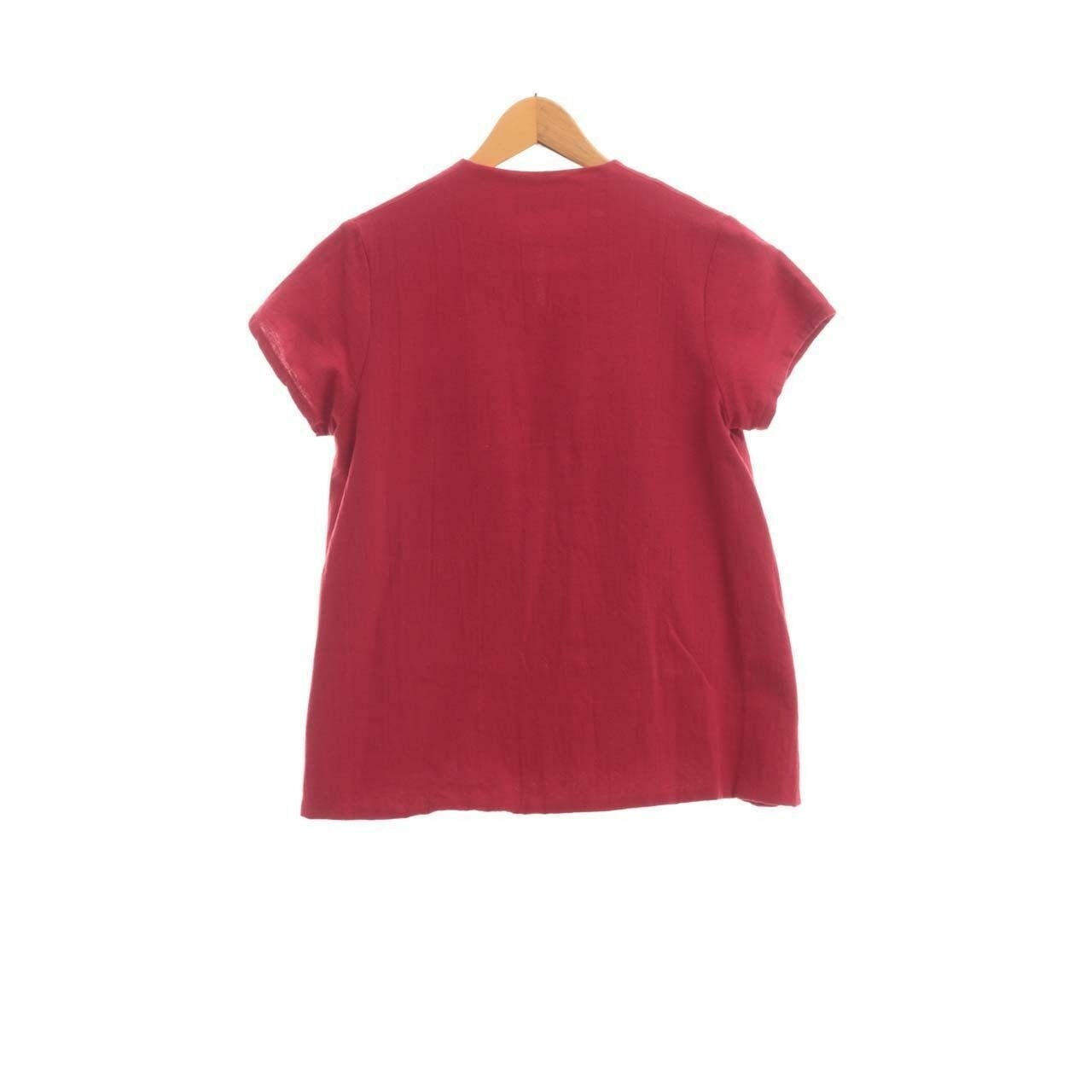 Beatrice Clothing Maroon Blouse