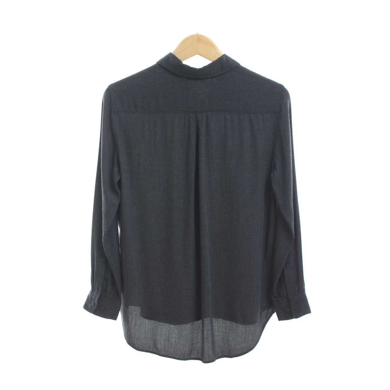 UNIQLO Dark Grey Long Sleeve Shirt