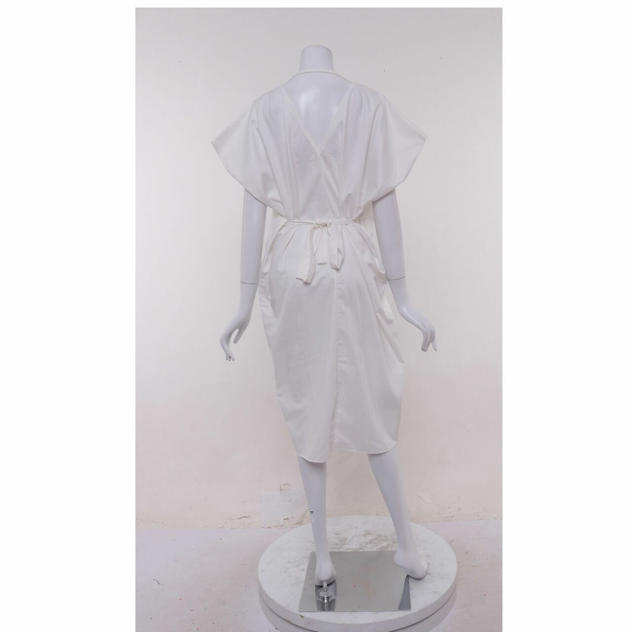 Popoluca The Label White Midi Dress