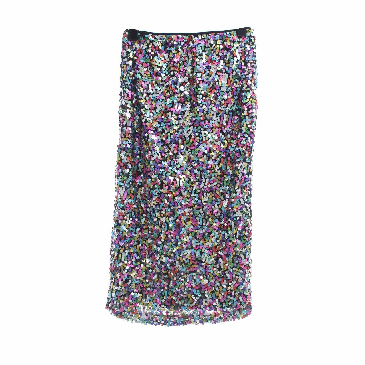 Pomelo. Multicolor Sequins Midi Skirt