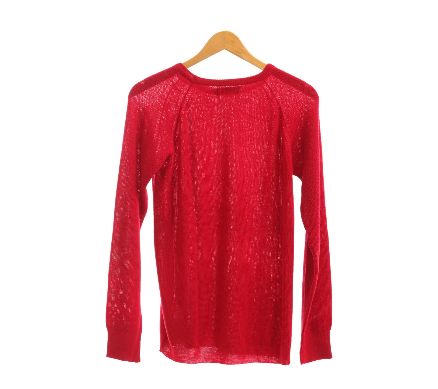 Cotton Ink Red Knit Sweater