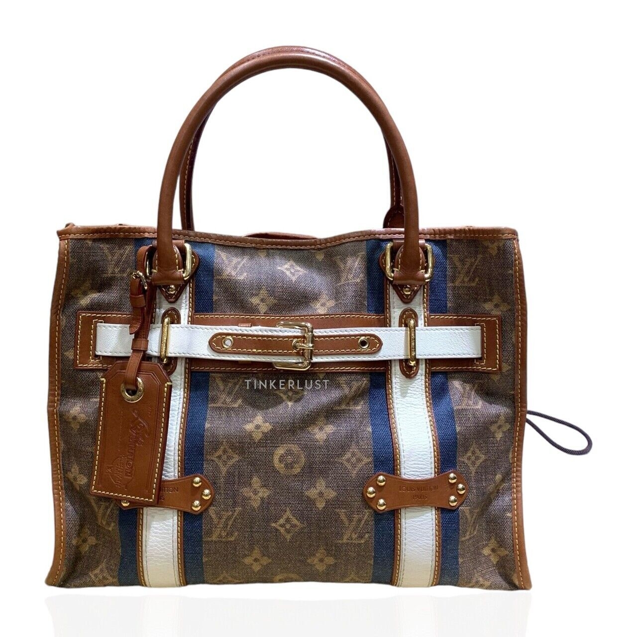 Louis Vuitton Tisse Rayures Monogram GM Limited Edition 2007 Handbag