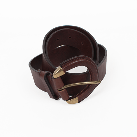 Hobbs Brown Leather Belt
