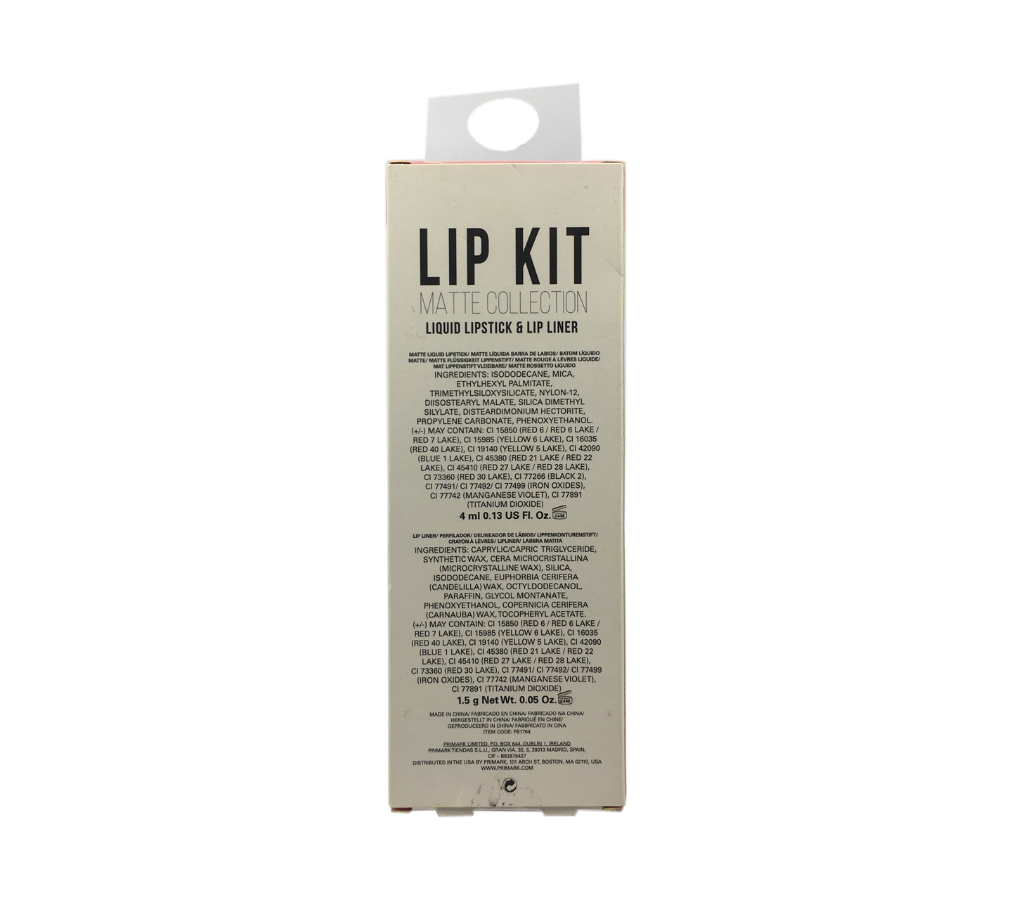 PS Sweet Talk Lip Kit Matte Collection Liquid Lipstick & Lip Liner Lips