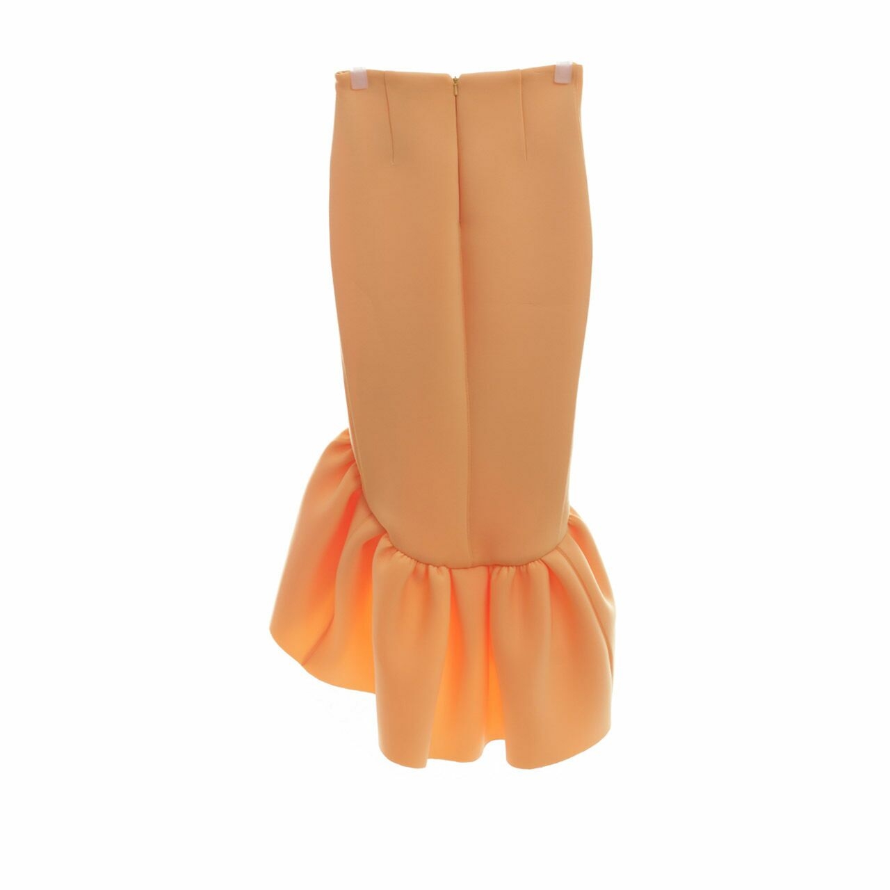 Rachel Gilbert Mustard Ruffle Midi Skirt