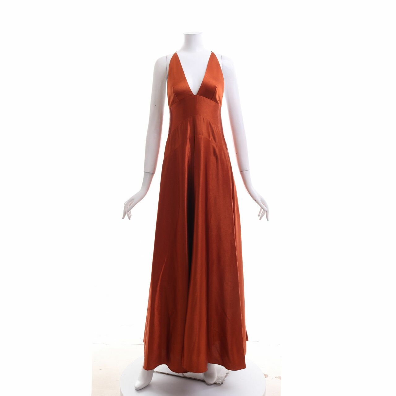 MAZUKI Burnt Orange Long Dress