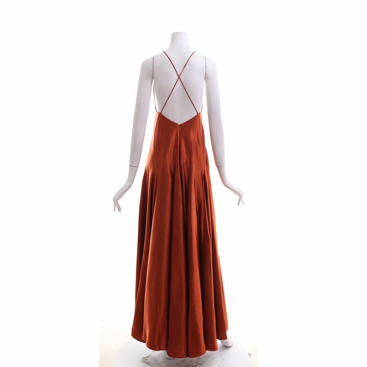MAZUKI Burnt Orange Long Dress