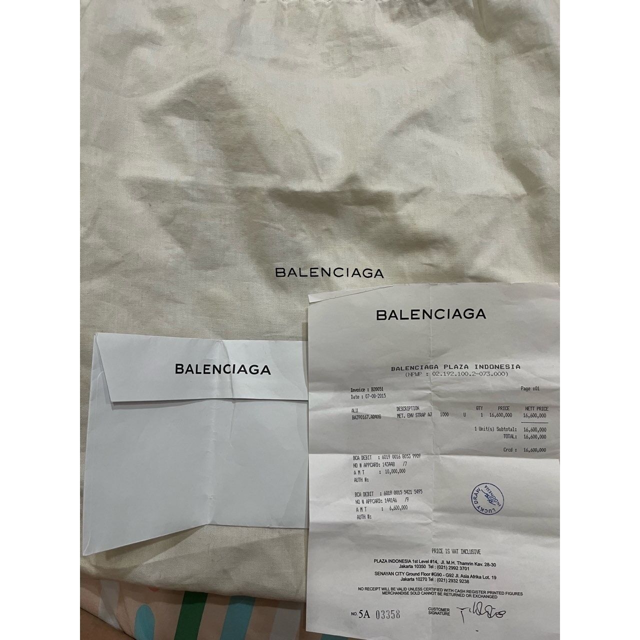 Balenciaga Envelope GHW Sling Bag