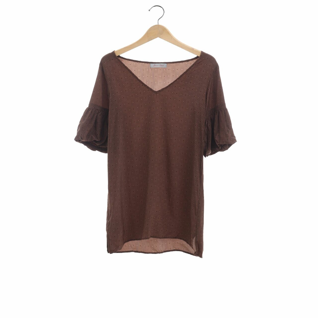 Private Collection Brown Blouse