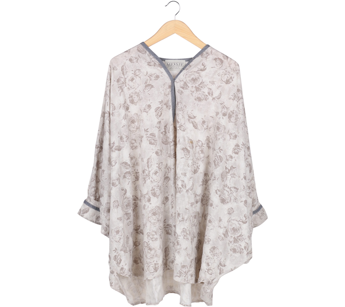 Meisje by Tantri Cream FLoral Loose Blouse