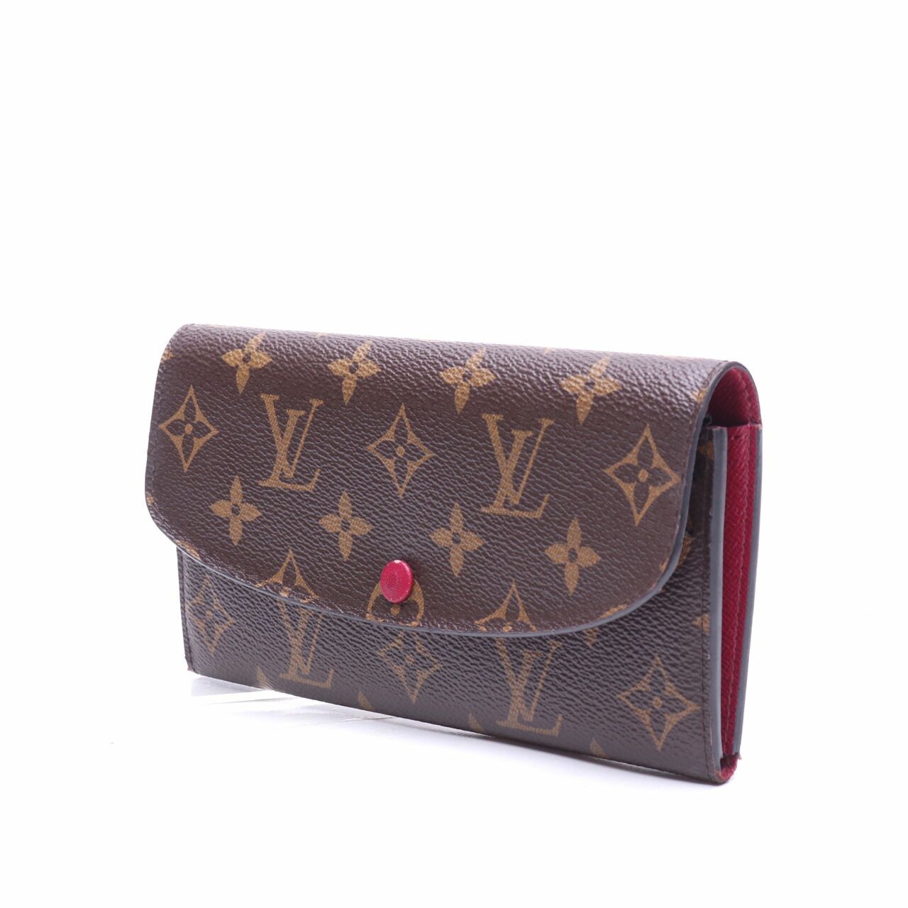 Louis Vuitton Emilie Brown/Burgundy Flap Wallet
