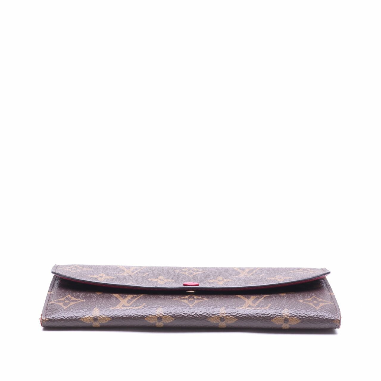 Louis Vuitton Emilie Brown/Burgundy Flap Wallet