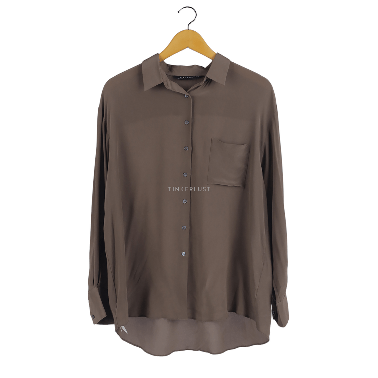 Zara Dark Olive Shirt