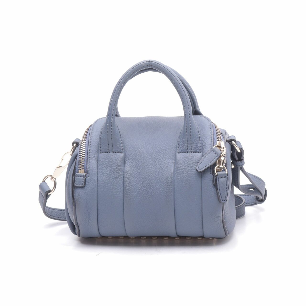 Alexander Wang Blue Leather Mini Rockie Satchel Bag
