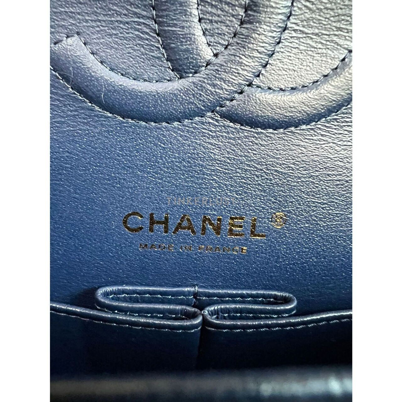 Chanel Classic Medium Navy Blue Caviar #29 LGHW Shoulder Bag