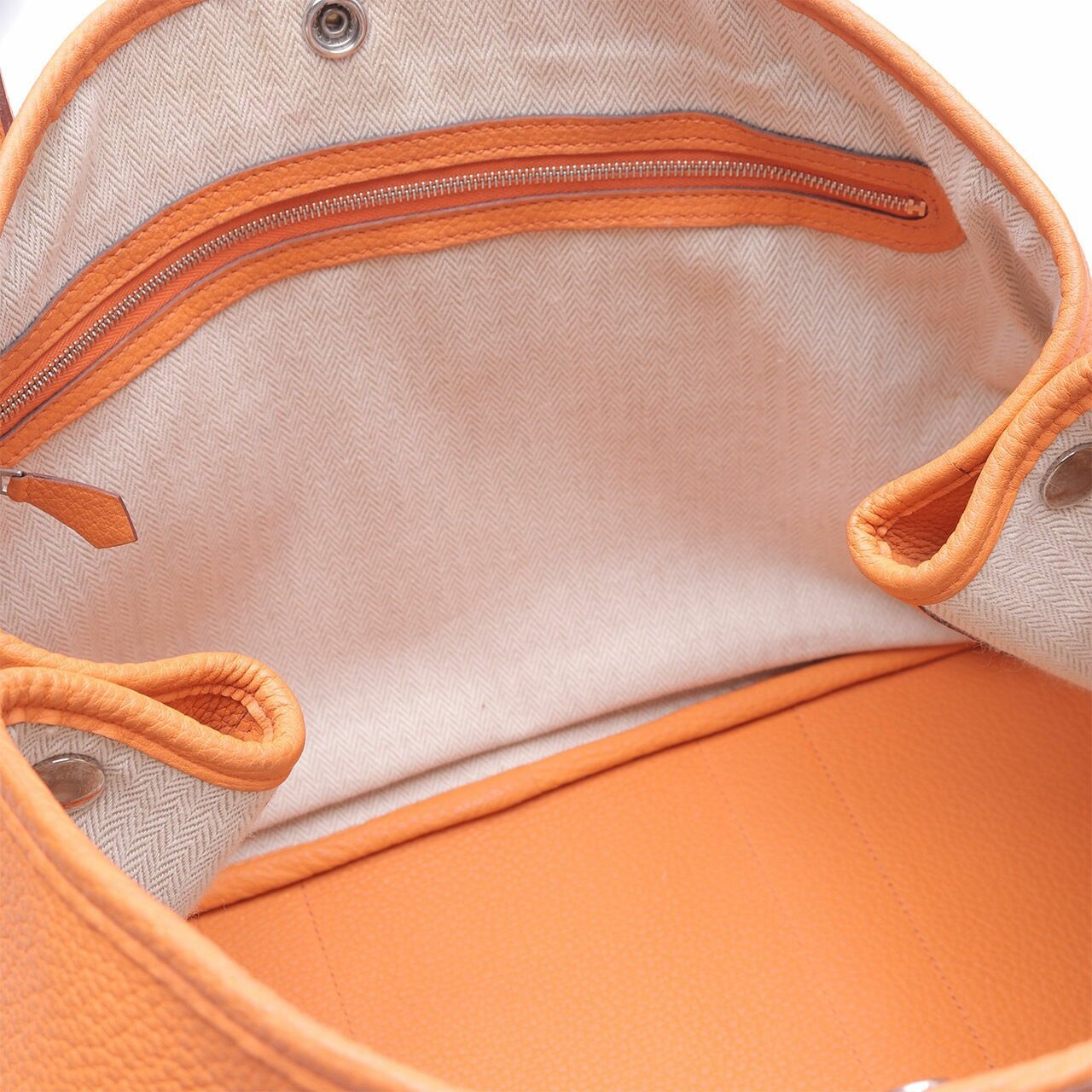 Hermes Garden Party Orange Shoulder Bag