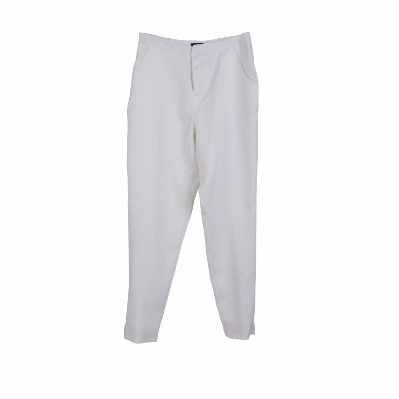 Missguided White Long Pants