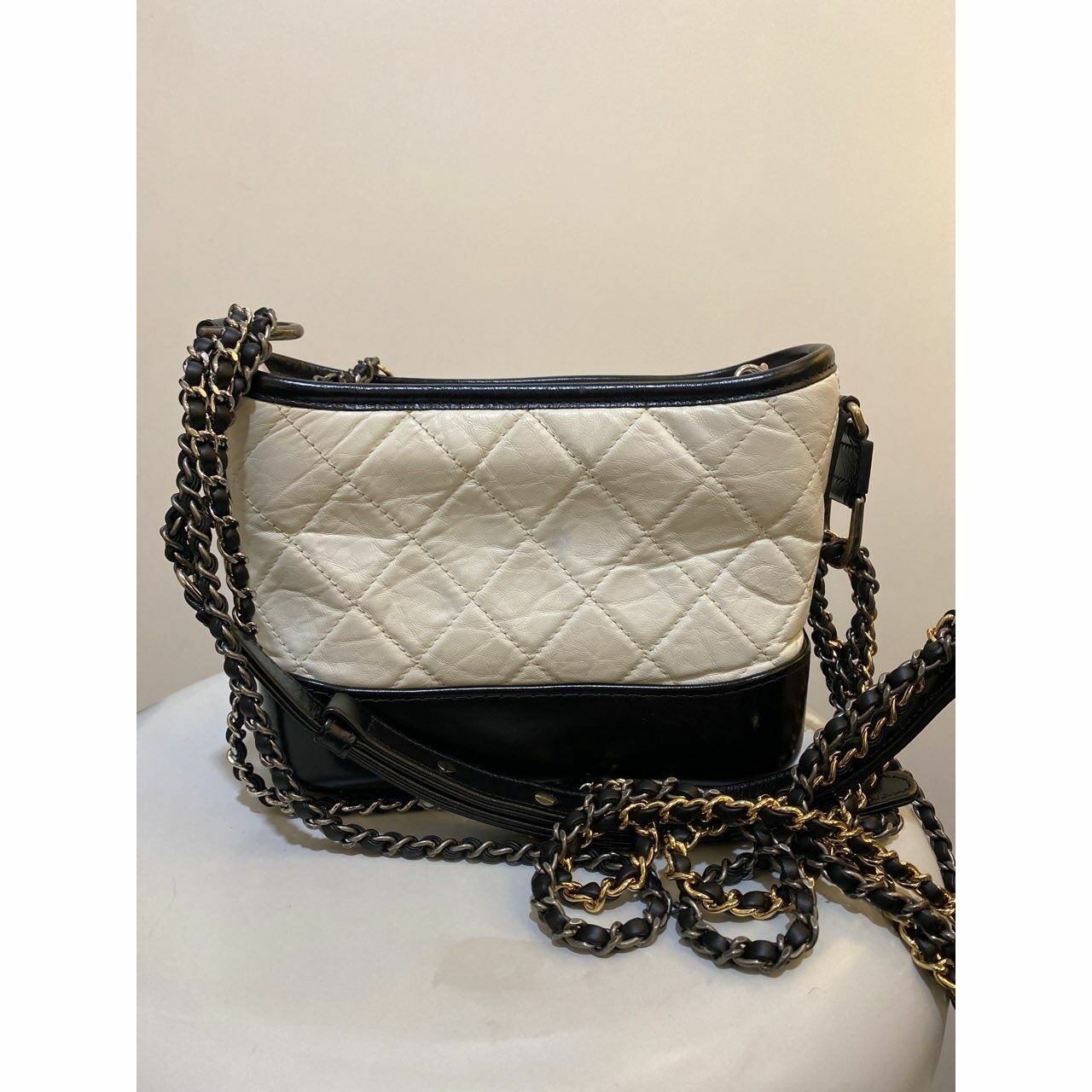 Chanel Gabrielle Black & White Sling Bag