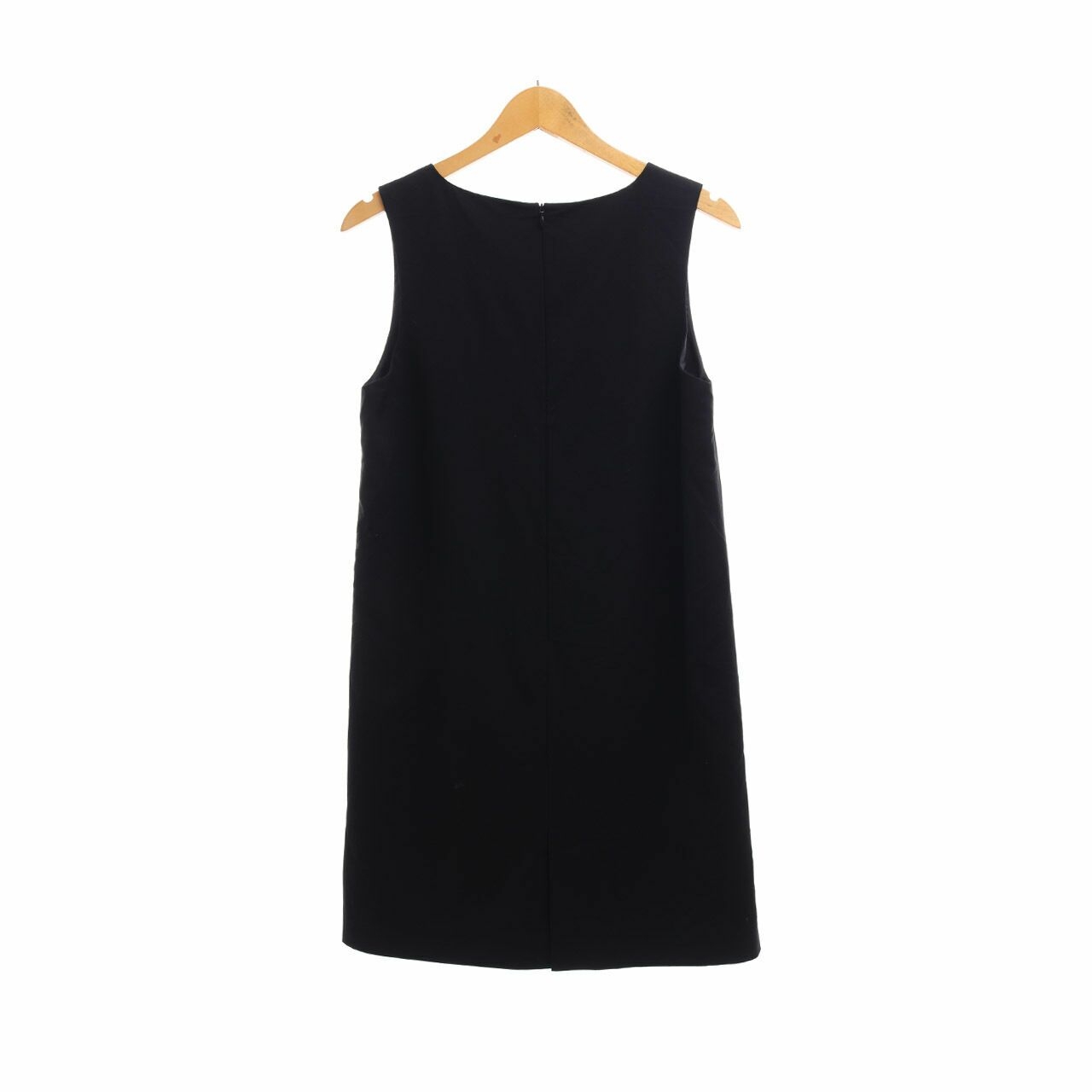 Natural Beauty Basic Black V-Neck Mini Dress