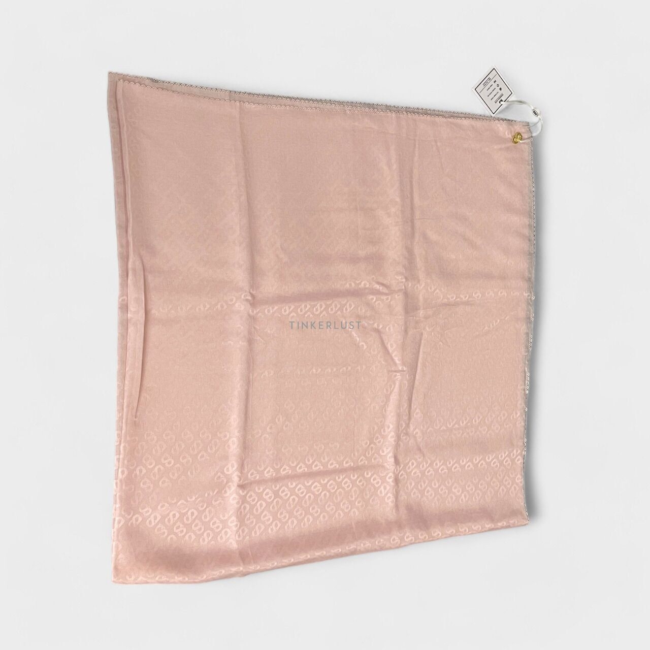 Button Scarves Everyday Tapis Embossed Soft Pink Scarf