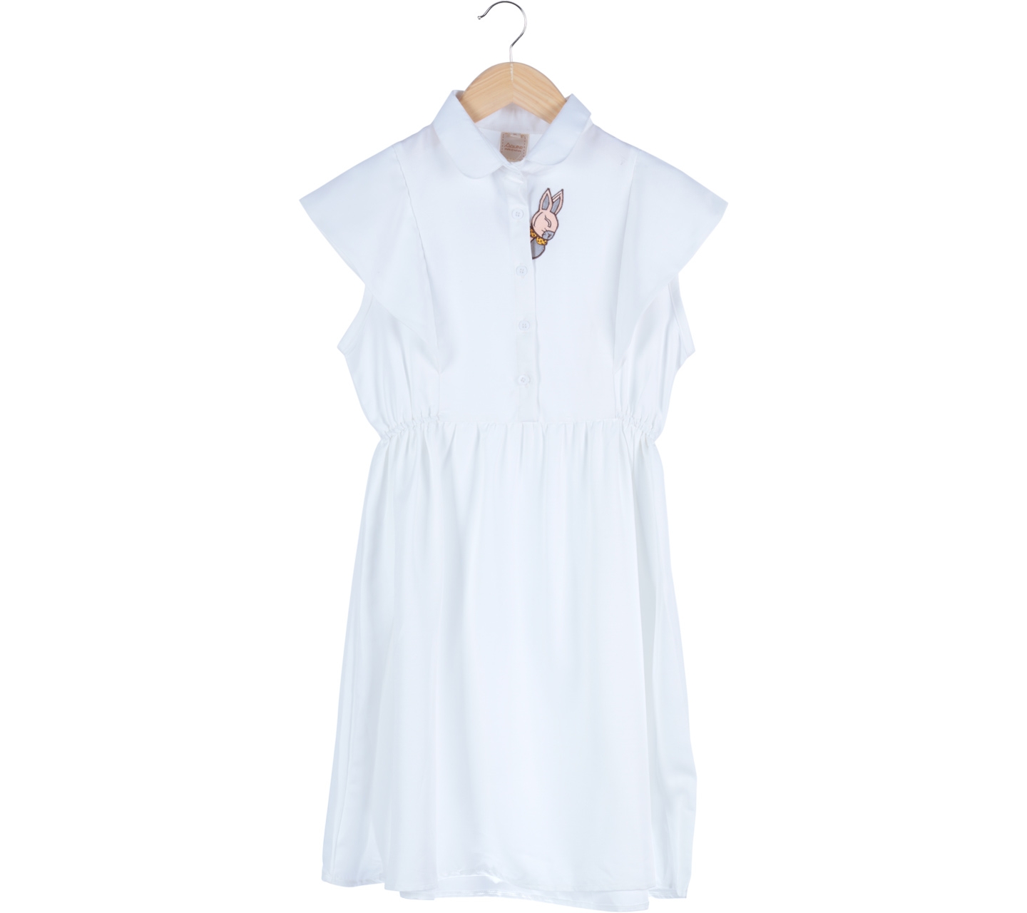 Soure White Midi Dress
