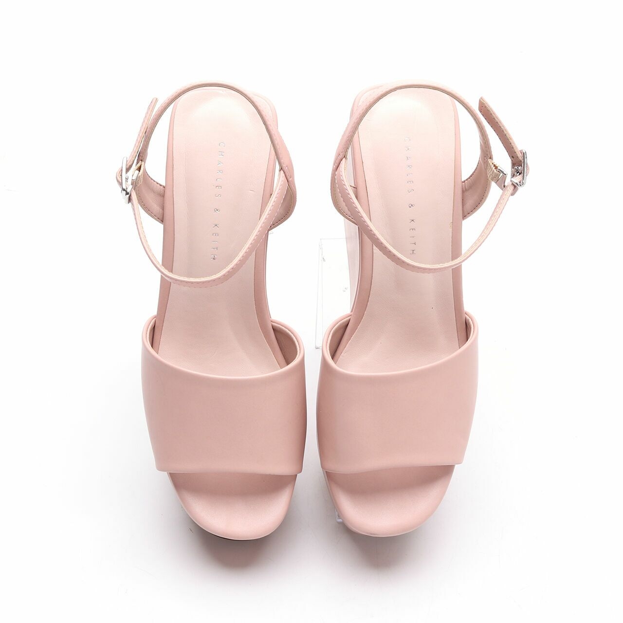 Charles & Keith Dusty Pink Wedges