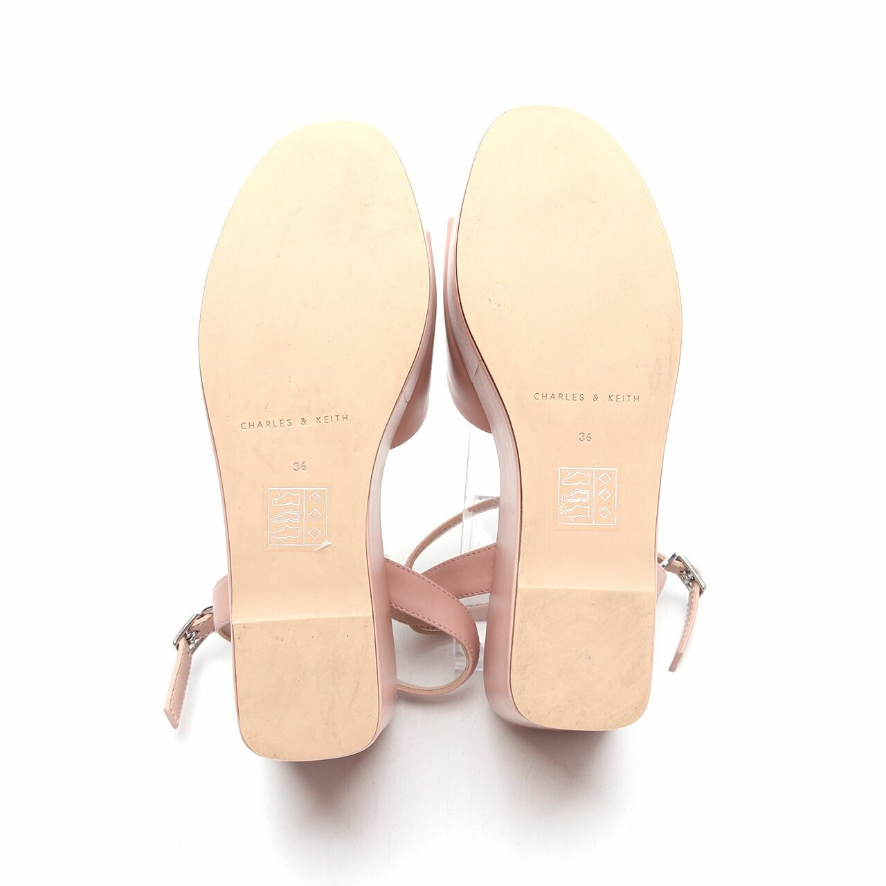 Charles & Keith Dusty Pink Wedges