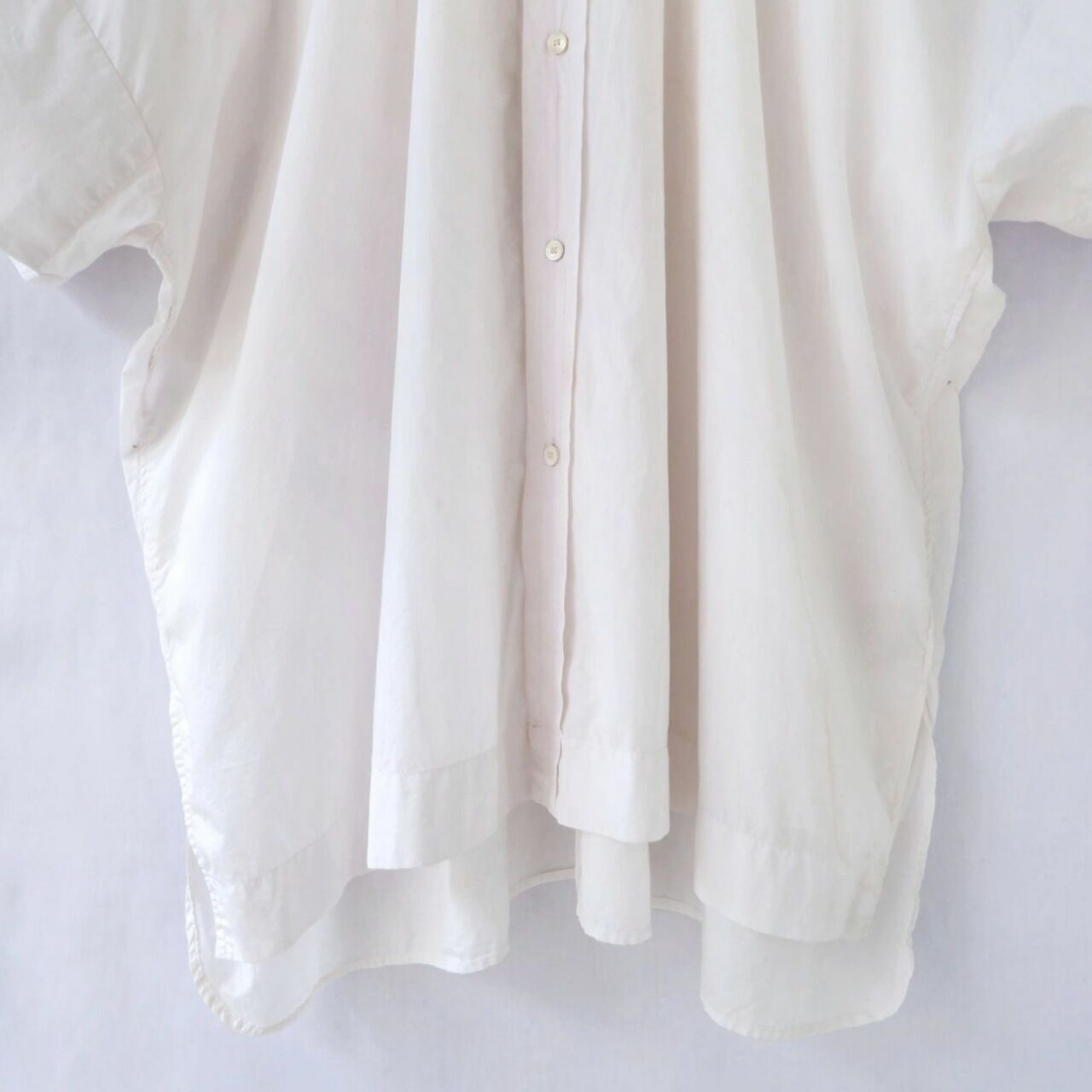Yohji Yamamoto White Plaid Dress
