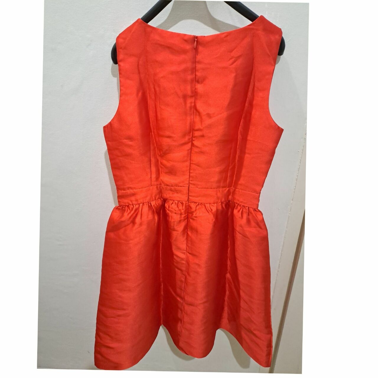 New Bysi Orange Midi Dress New With Tag