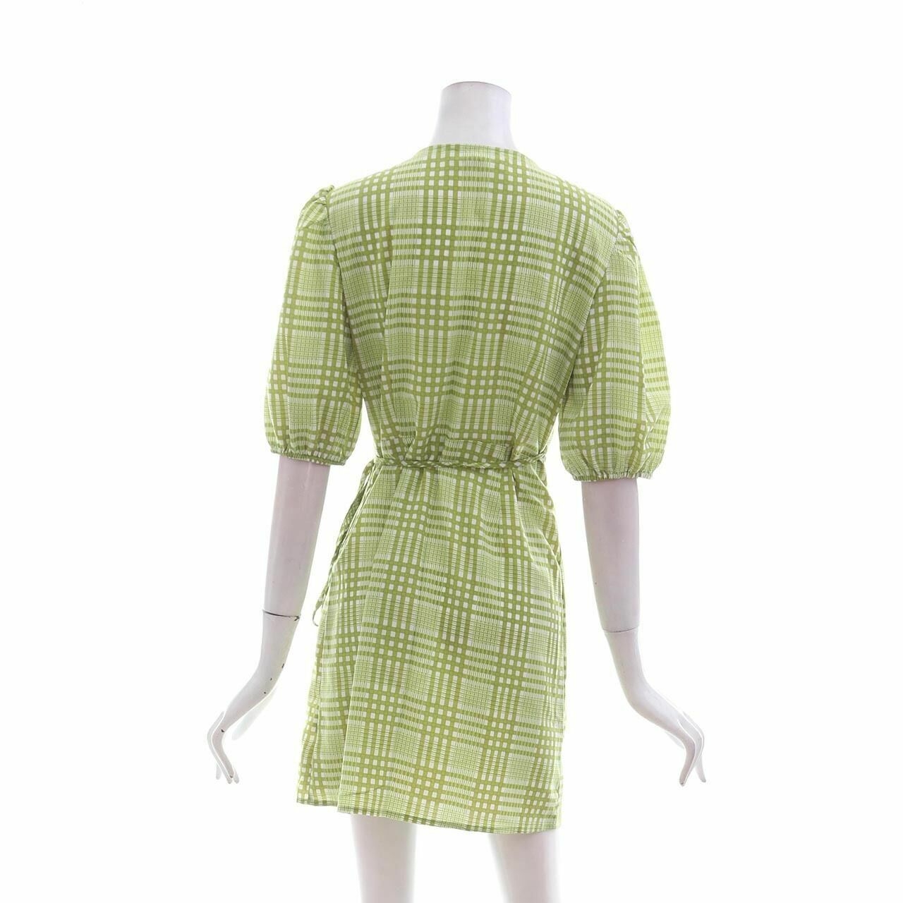 Private Collection Green Wrap Mini Dress
