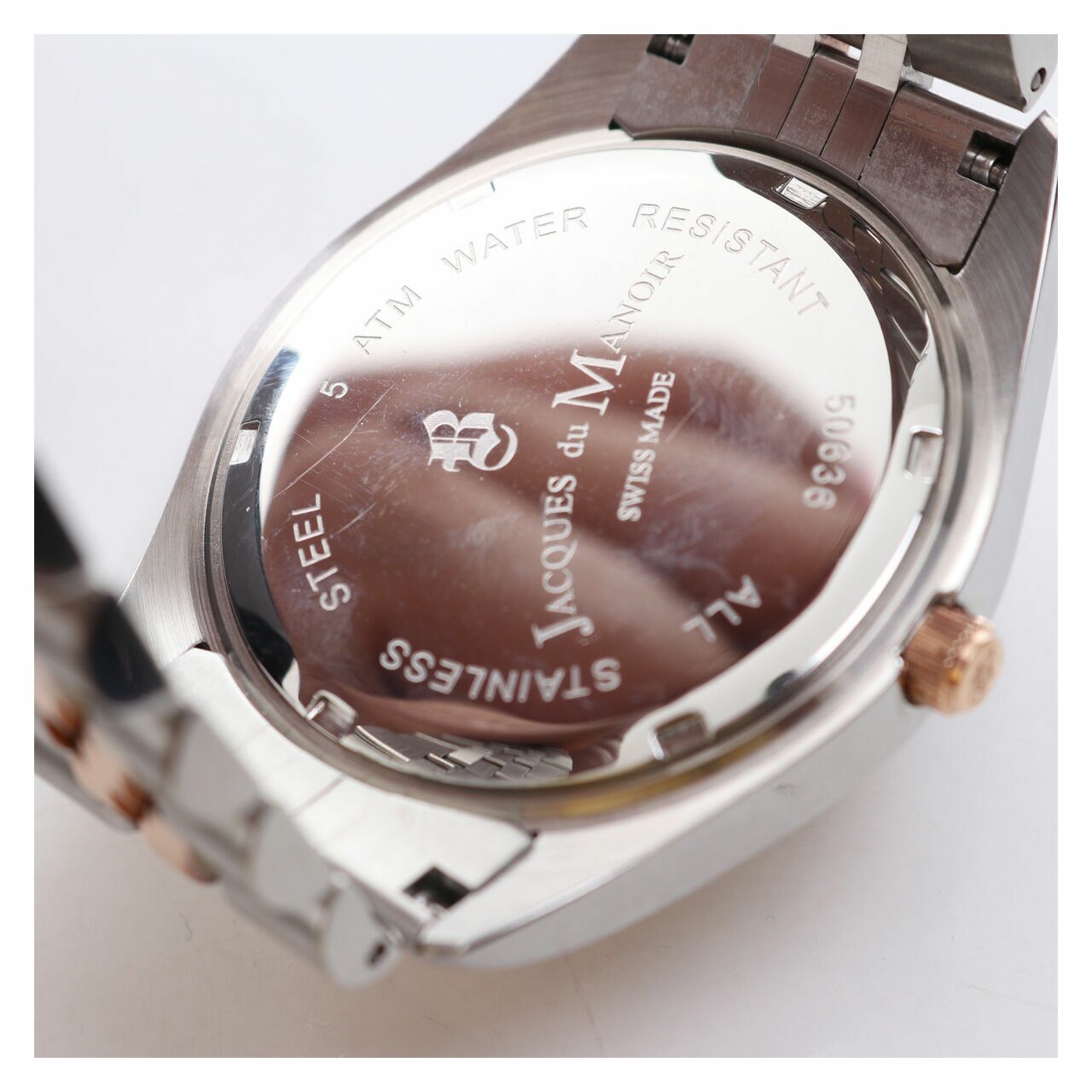 Jacques du Manoir Inspiration Day Silver & Gold Wrist Watch