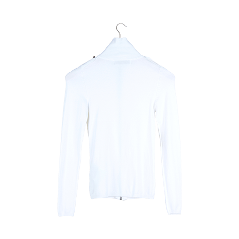 White Halter Neck Jacket