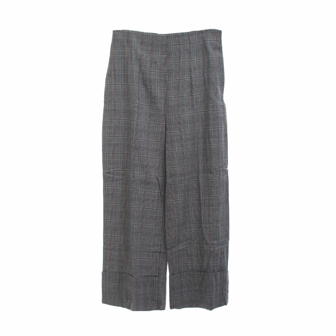 Grinitty Grey Houndstooth Long Pants