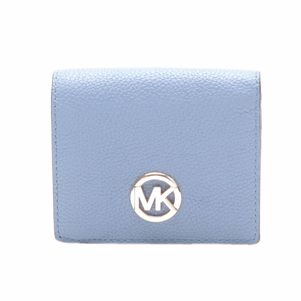 Michael Kors Fulton Carryall Blue Denim Card Case Wallet