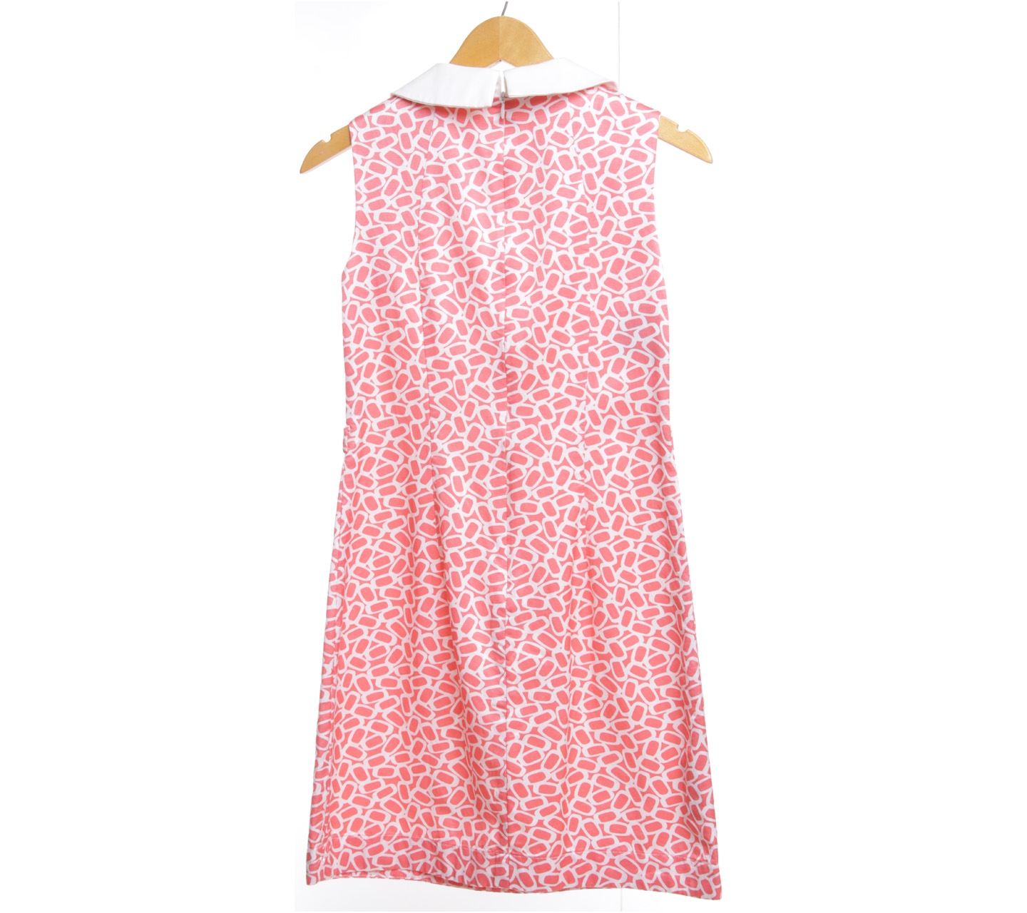 Etoile D'Elfas Pink & White Pattern Mini Dress