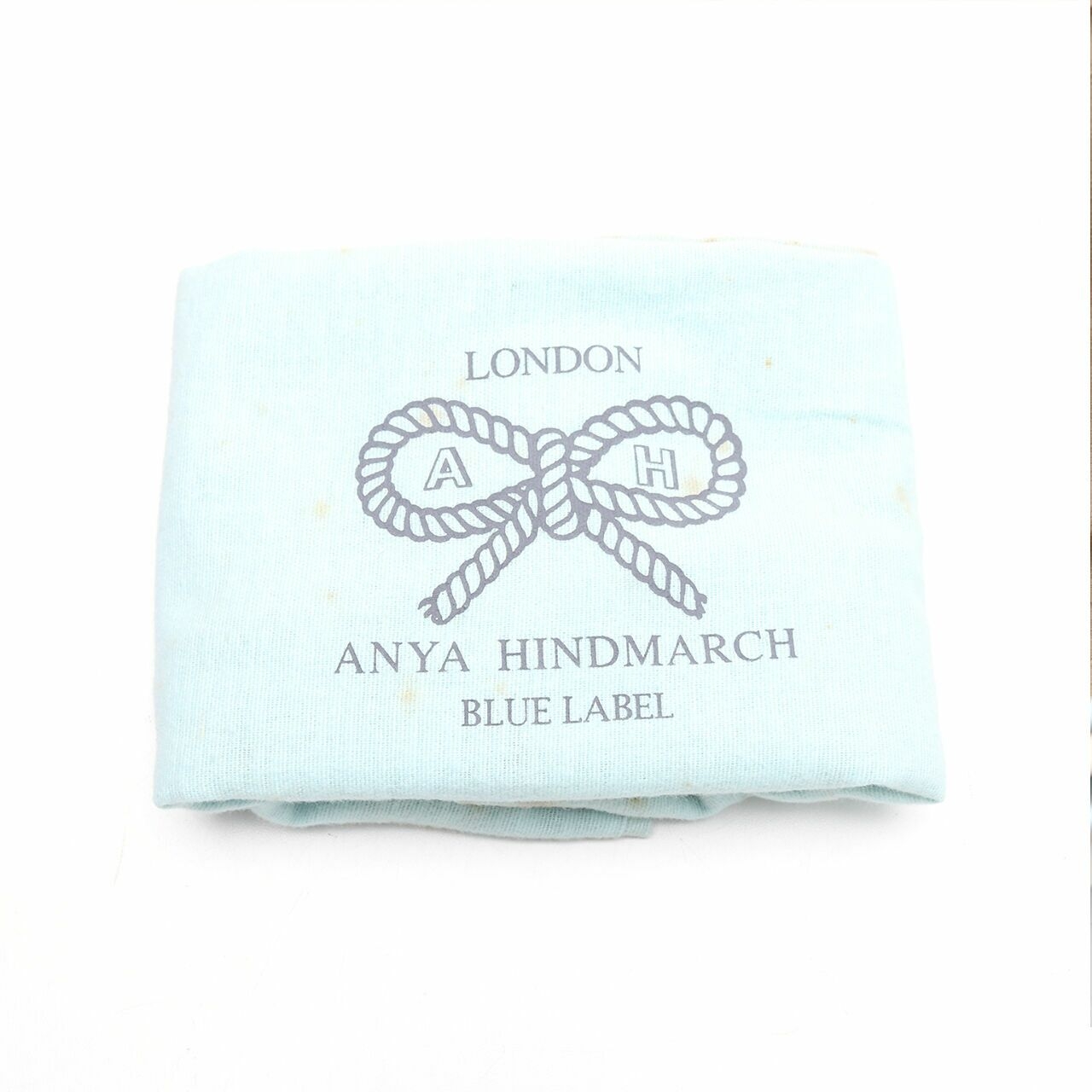 Anya Hindmarch  Dog Printed  Beige & Blue Tote Bag