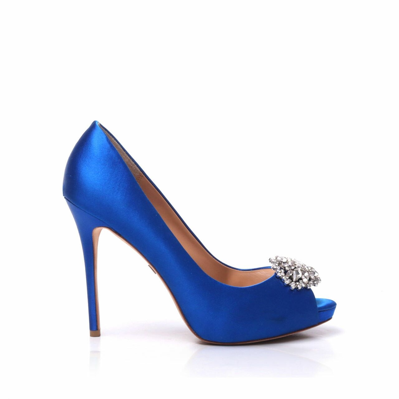 Badgley Mischka Blue Heels