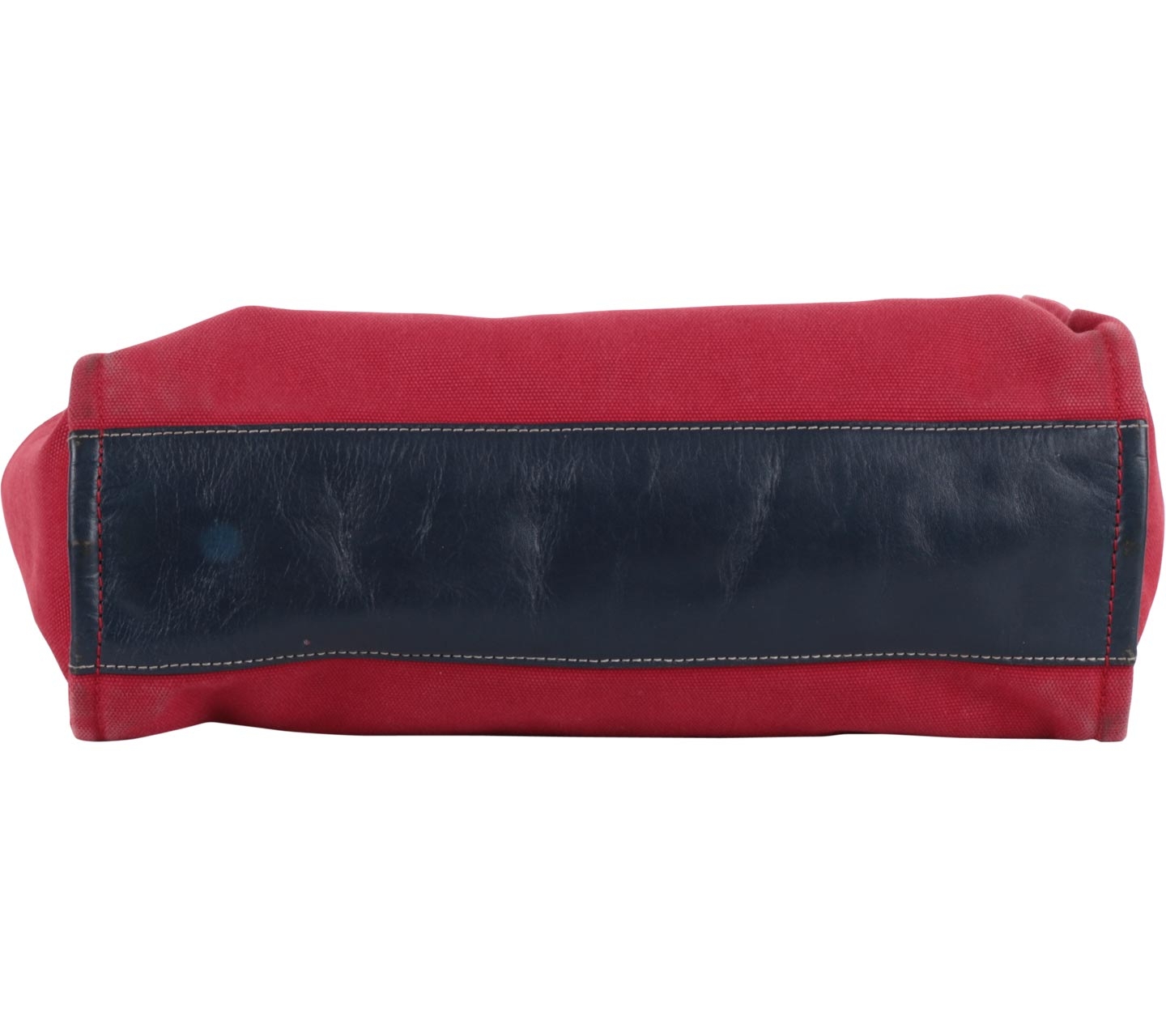 Kate Spade Red Black Trim Canvas Handbag