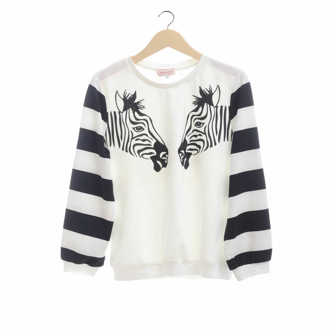 moscato White Zebra Sweatshirt